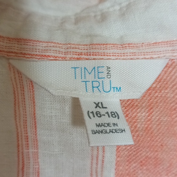Time and Tru striped blouse - Picture 3 of 5